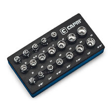 Capri Tools 14 In. Drive Master Universal Socket Set Metric Sae 19-piece