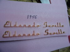 Cadillac 1956 Eldorado Seville 18k Gold Fender Scripts