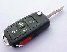 Oem Vw Volkswagen Flip Keyless Entry Remote Fob Transmitter 202g Uncut Key