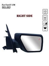 Passenger Right Side Mirror Power With Blis Manual Fold For 21 To 24 Ford F-150