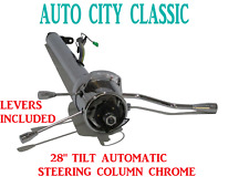 Street Hot Rod Stainless Tilt Steering Column 28 Chrome Column Shift Automatic