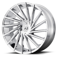 1- 24 Inch Chrome Wheel Rim Asanti Matar Abl18 24x9 6x5.5 6x135 Lug 15mm New