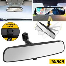 Universal Rear View Mirror Inner Inside Interior 10 Inch Rearview Wadhesive Kit