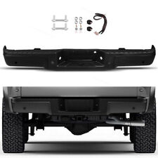 Rear Bumper Assembly Black Fit For 09-14 Ford F150 With Parking Sensor Holes