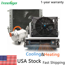 12v Underdash Universal Air Conditioner Kit Coolingheating Evaporator Ac Unit