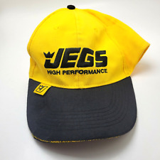 Jegs High Performance Auto Parts Tools Hat Cap Yellow Adult Used Strapback B304d