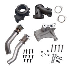 Fit 99.5-03 Ford 7.3lturbo Up Pipe Kit With Non-ebpv Pedestal Exhaust Housing