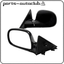 For 94-98 Chevy Blazer S10 Gmc Jimmy S-15 Pair Manual Black Side View Mirrors