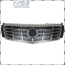 Front Bumper Upper Grille Center Chromeblack Grille For 2013-2015 Cadillac Xts
