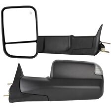Pair Power Heated Tow Mirrors Side Signal For Dodge Ram 1500 2500 3500 1998-2002