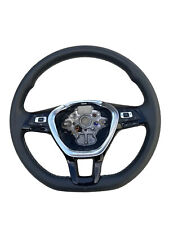 2019-21 Jetta Except Gli Steering Wheel Leather Black Control Oem 
