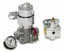 High Flow Electric Fuel Pump 140gph Universal W Regulator Pressure Gauge Kit