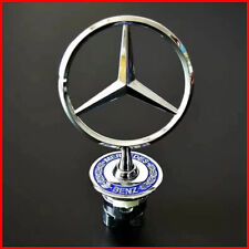 For Mercedes-benz Front Hood Ornament Mounted Star Logo Badge Emblem C E S Clk