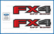 2x Ford F250 F350 Fx4 Off Road Decals Stickers Bed Side Red Gray Black Fh5a0