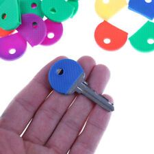 10pcs Multicolor Rubber Soft Key Locks Keys Cap Key Covers Identifier Marker