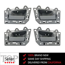 For 05-11 Jeep Grand Cherokee Front Rear Left Right 4pcs Inside Door Handle Gray
