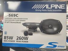 Alpine S-s69c 6 X 9 Inch Component Speaker System