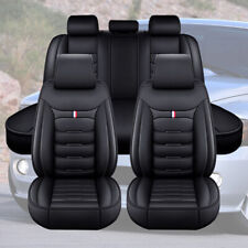 For Ford For Mustang 5-seat Leather Full Seat Cushion Cover Front Rear Protector