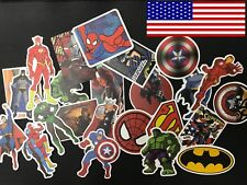 25pcs Lot Stickers Marvel Avengers Super Hero Dc For Car Laptop Skatboard Decal