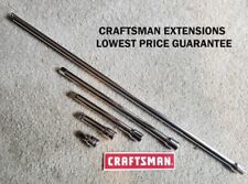 5 Craftsman 38 Dr Socket Extension Bar Set Includes 20 10 6 3 1-12 New