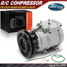 Ac Compressor With Clutch For Toyota 4runner Eagle Summit Mitsubishi Plymouth