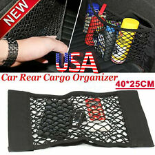 Car Rear Cargo Organizer Storage Elastic String Net Mesh Bag Pocket Trunk