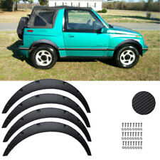 Carbon Style Car Flexible Fender Flares Wheel Arche For Chevy Geo Tracker Lsi