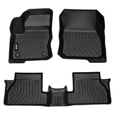 Black Floor Mats For 2012-2018 Ford Focus Rubber All Weather Tpe Liners Us