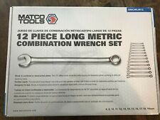 Sealednew In Box 12 Pc Matco 12. Long Metric Combination Wrench Set