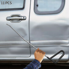 11pcs Car Paintless Dent Repair Tools Kits Puller Push Rods Hammer Removal Set