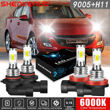 For 2010 2011 2012 2013 Mazda 3 - 6000k Led Headlight Bulbs High Low Beam Kit 4x