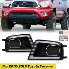 For Toyota Tacoma 2012 2013 2014 2015 Led Fog Lights Driving Lamps W Amber Turn