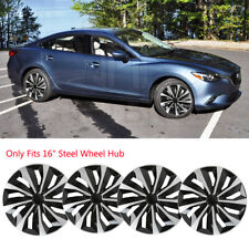 Set Of 4 For Mazda 6 And 3 2003-2016 16 Wheel Covers Full Rim Snap On Hub Caps