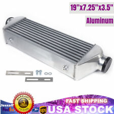 3 Inch Inlet Outlet Aluminum Polished Turbo Intercooler Front Mounted Universal