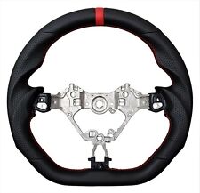 Revesol Black Sports Steering Wheel Red Strip For 2017-2020 Toyota 86 Gt86 Brz