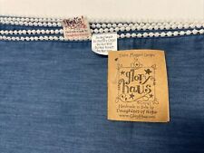 Glory Haus Denim Table Runner 17x85 12 Double Sided - Nwt