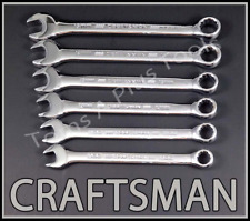 Craftsman Hand Tools 6pc Polished Chrome Metric Mm 12pt Combination Wrench Set