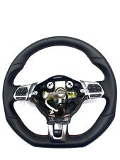 2011-2013 Vw Jetta Gli Mk6 Red Stitched Leather Steering Wheel 5k0 419 091 Q L3