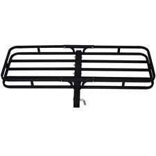 Hitch Mount Cargo Carrier Rack Rear Luggage Basket For Suv Truck Car