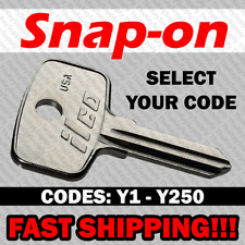 Snap On Tool Box Key Replacement Cut To Your Code Y1 - Y250