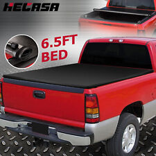 Soft Roll-up Tonneau Cover Fit For 1999-2007 Chevy Silverado Sierra 6.5ft Bed