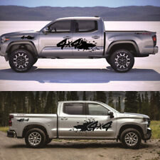 Black 4x4 Graphics Sticker Styling Decor Vinyl Decal For Car Truck Pickup Body