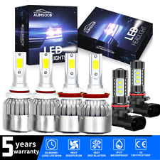 Combo H11 9005 9145 Led Headlights Fog Light Bulbs For Toyota Tundra 2007-2013