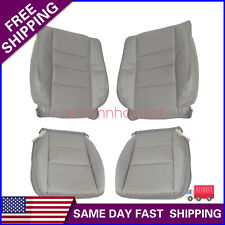 Fits For 2008-2012 Honda Accord 4-door Front Both Side Leather Seat Cover Gray