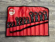 Mac Tools 11 Pc Ratcheting Line Wrench Flare Nut Set 38 1 Made In Usa