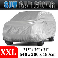 Xxl Full Suv Car Cover Waterproof Outdoor Dust Uv Sun Protection Fit Up To 210