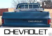 81-88 Fleet Side Chevy Pickup Tailgate Decal Viny Letters 828384858687