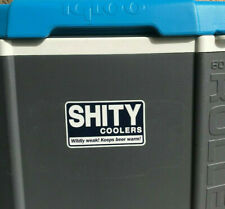 Yeti Coolers Decal Sticker Joke 5x3 Bluewhite Funny Shity Fits Rtic Coleman