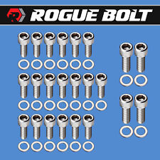 Bbf Oil Pan Bolts Stainless Steel Kit Big Block Ford 429 460 Car F-series
