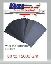Sandpaper Wet Or Dry Sheets 80 - 15000 Grit 9 X 3.6 Ship From Us